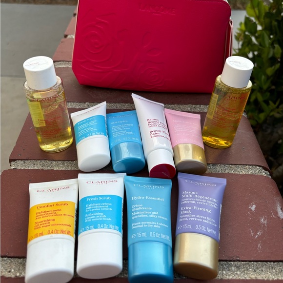 Other - clarins sample bag NEW+UNUSED